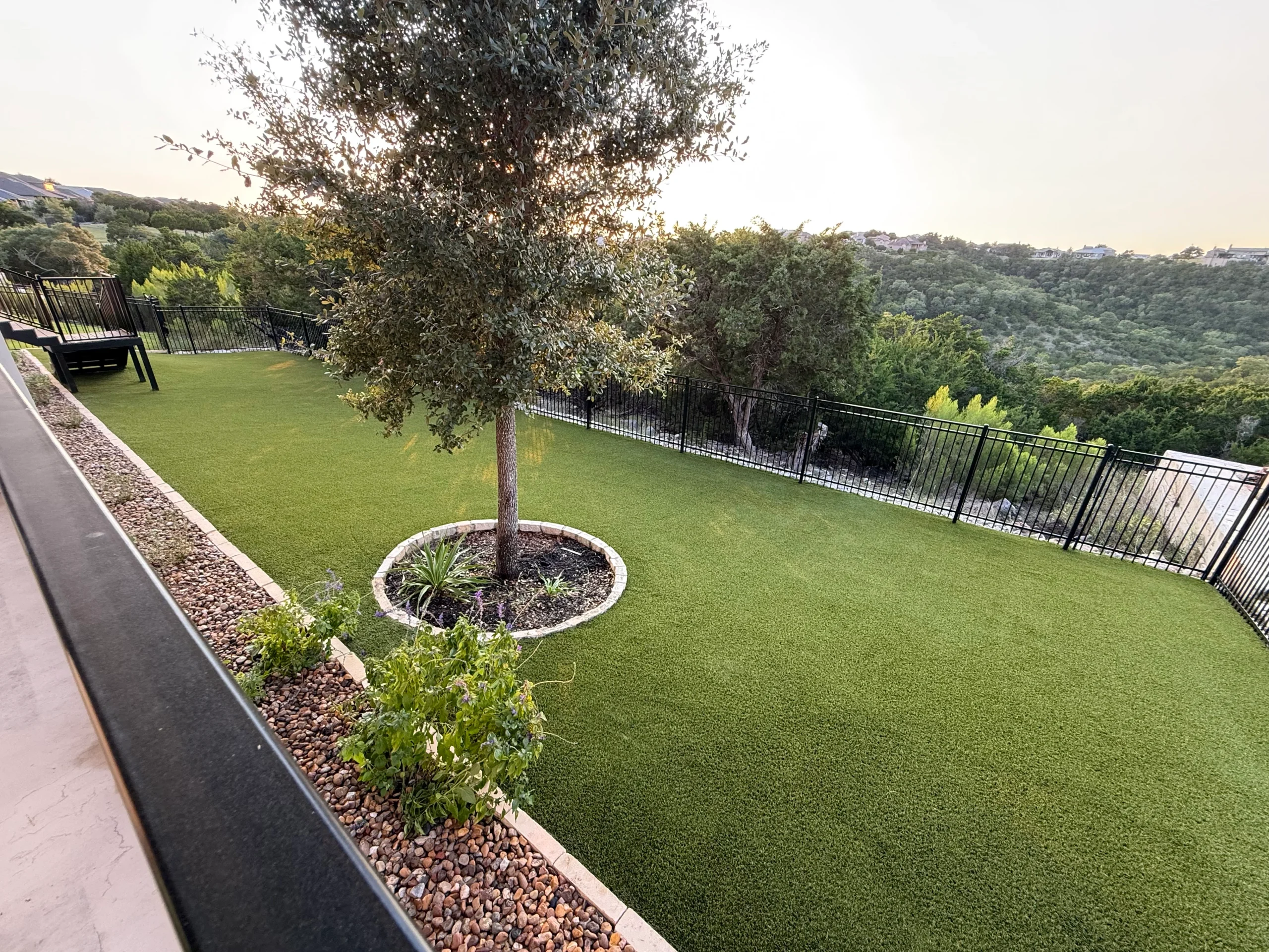 Turf installation in Tomball, TX